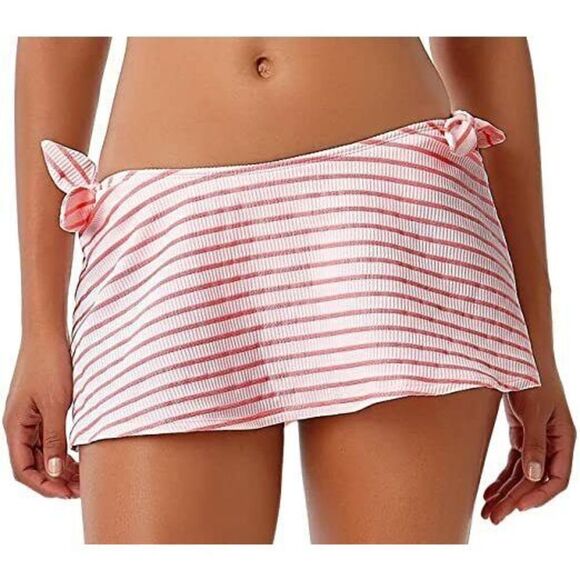 Anne Cole Studio Women's Sz XS Beach Bunny Striped Bralette Top & Skirted Bottom - Picture 3 of 10